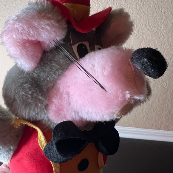 Vintage 1980’s 13.5” Chuck E. Cheese’s Pizza Time Theater Anthropomorphic Rat - Picture 9 of 9